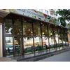 Витраж и автоматическая дверь, Sity-Fresh Cafe, г. Симферополь.